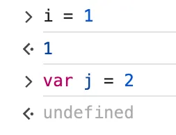 JavaScript expression return