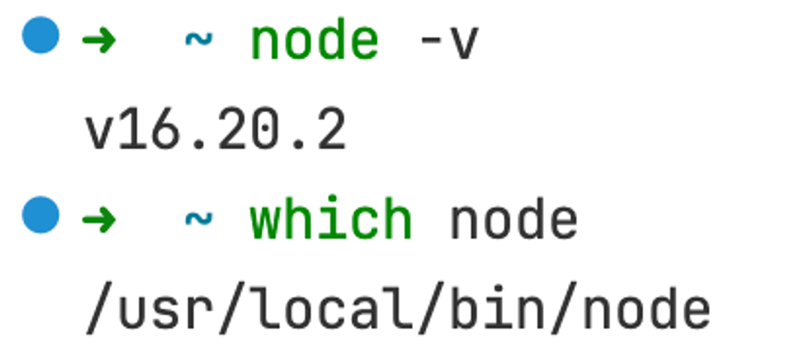 Check Node version again